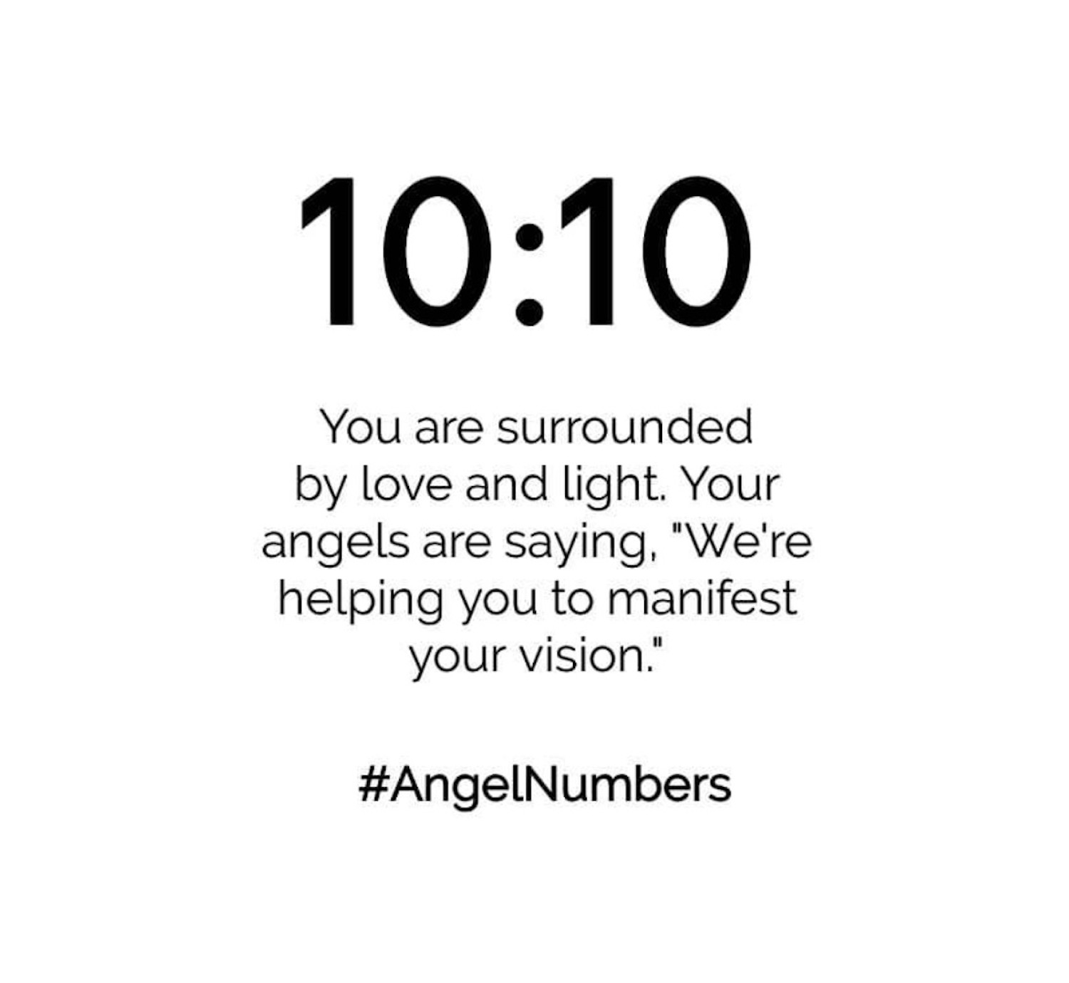 1010 Angel Number Saying 